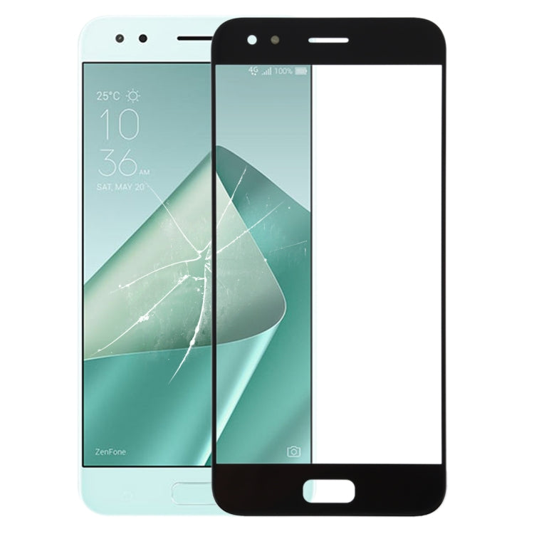 Front Screen Outer Glass Lens for Asus ZenFone 4 ZE554KL / Z01KD(Black) - free shipping - PMC TechLife - Order now!