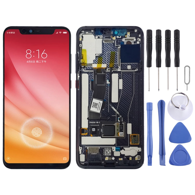 Original LCD Screen for Xiaomi Mi 8 Explorer / Mi 8 Pro Digitizer Full Assembly with Frame(Black) - free shipping - PMC TechLife - Order now!