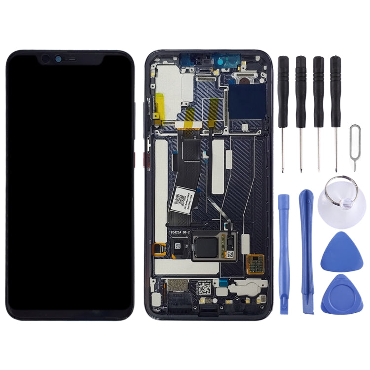 Original LCD Screen for Xiaomi Mi 8 Explorer / Mi 8 Pro Digitizer Full Assembly with Frame(Black) - free shipping - PMC TechLife - Order now!