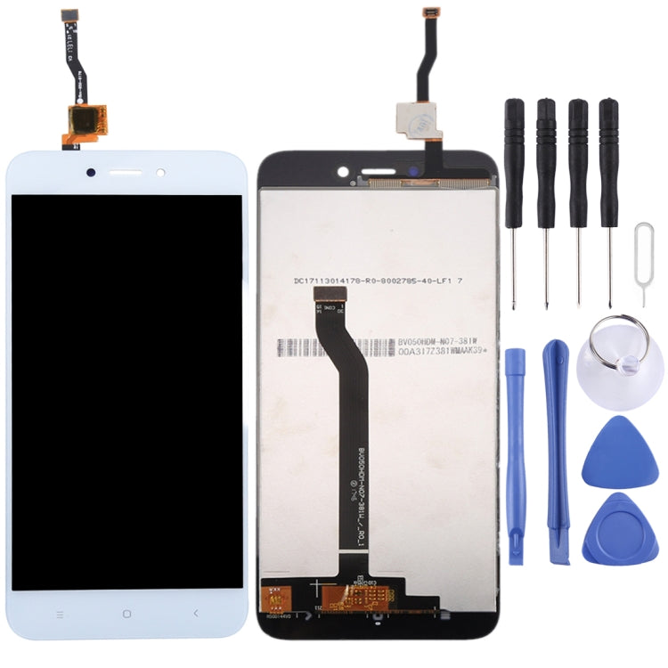 TFT LCD Screen for Xiaomi Redmi 5A with Digitizer Full Assembly(White) - free shipping - PMC TechLife - Order now!