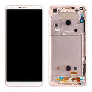 Original LCD Screen for for LG G6 / H870 / H870DS / H872 / LS993 / VS998 / US997 Digitizer Full Assembly with Frame7(Gold)