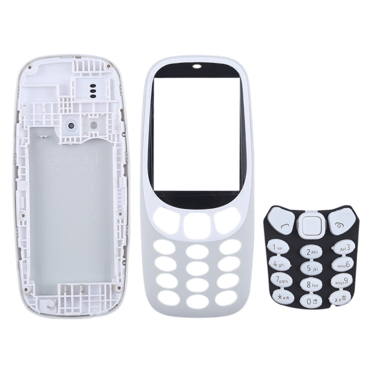 Full Assembly Housing Cover with Keyboard for Nokia 3310(Grey) - Full Housing Cover by PMC TechLife | Online Shopping South Africa | PMC TechLife