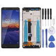 TFT LCD Screen for Nokia 3.1 TA-1049 TA-1057 TA-1063 TA-1070 Digitizer Full Assembly with Frame & Side Keys (Black) - free shipping - PMC TechLife - Order now!