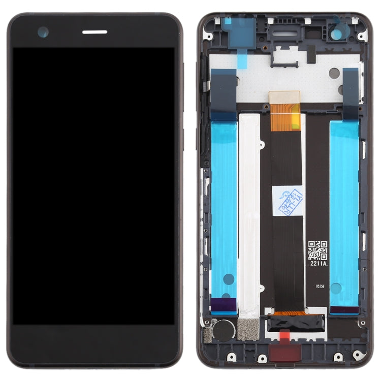 TFT LCD Screen for Nokia 2 N2 TA-1007 TA-1029 TA-1023 TA-1035 TA-1011 Digitizer Full Assembly with Frame & Side Keys (Black) - free shipping - PMC TechLife - Order now!