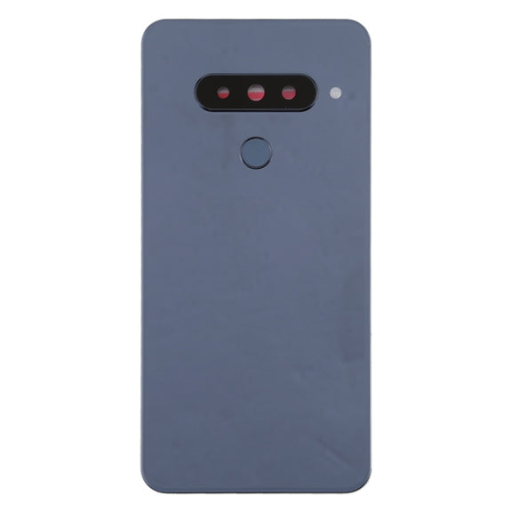 Battery Back Cover with Camera Lens & Fingerprint Sensor for LG G8s ThinQ(Silver)