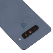 Battery Back Cover with Camera Lens & Fingerprint Sensor for LG G8s ThinQ(Silver)