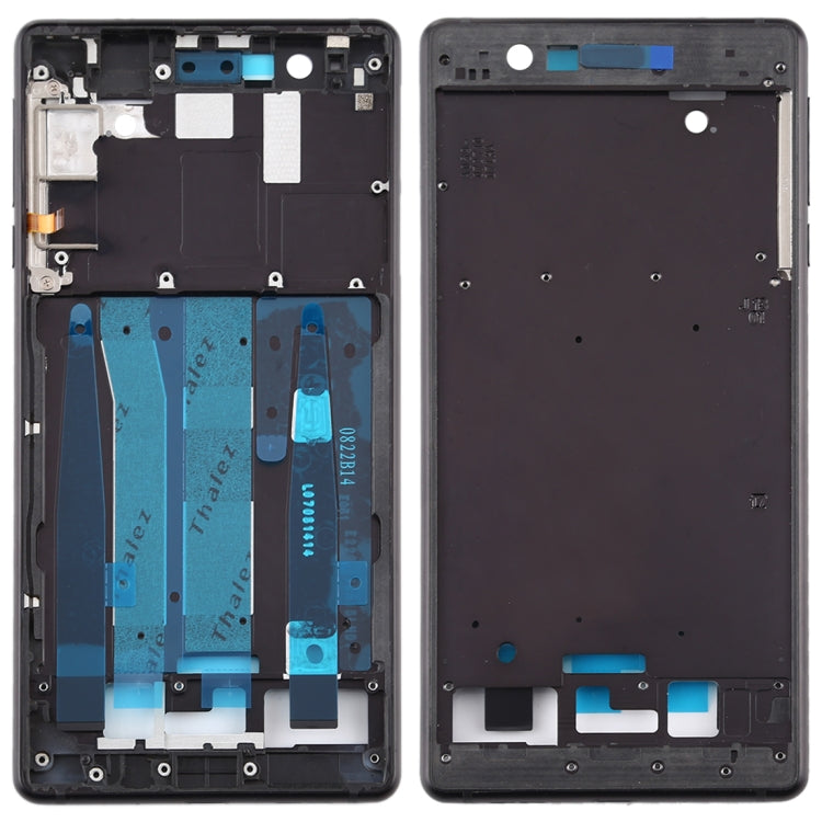 Front Housing LCD Frame Bezel Plate for Nokia 3 / TA-1020 TA-1028 TA-1032 TA-1038 (Black) - Full Housing Cover by PMC TechLife | Online Shopping South Africa | PMC TechLife