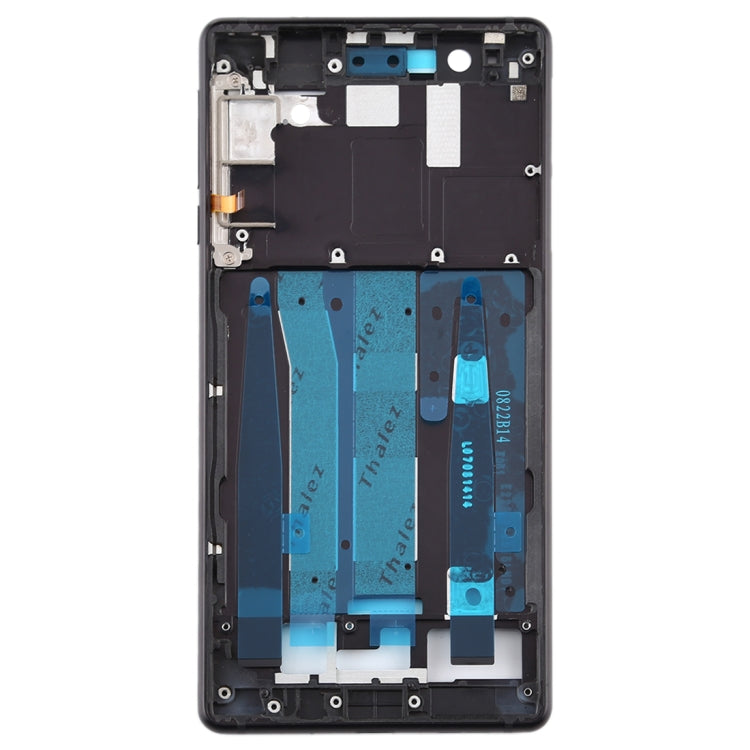 Front Housing LCD Frame Bezel Plate for Nokia 3 / TA-1020 TA-1028 TA-1032 TA-1038 (Black) - Full Housing Cover by PMC TechLife | Online Shopping South Africa | PMC TechLife