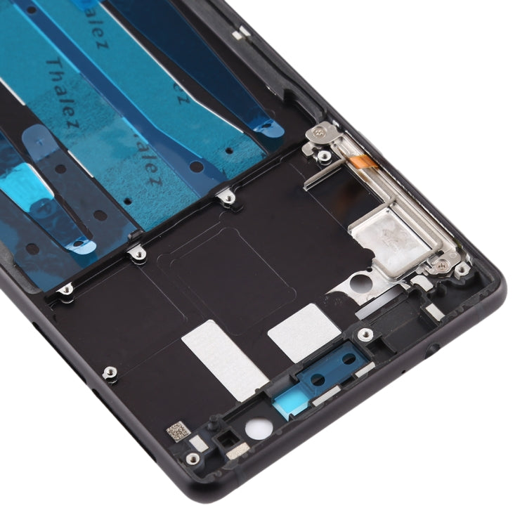 Front Housing LCD Frame Bezel Plate for Nokia 3 / TA-1020 TA-1028 TA-1032 TA-1038 (Black) - Full Housing Cover by PMC TechLife | Online Shopping South Africa | PMC TechLife