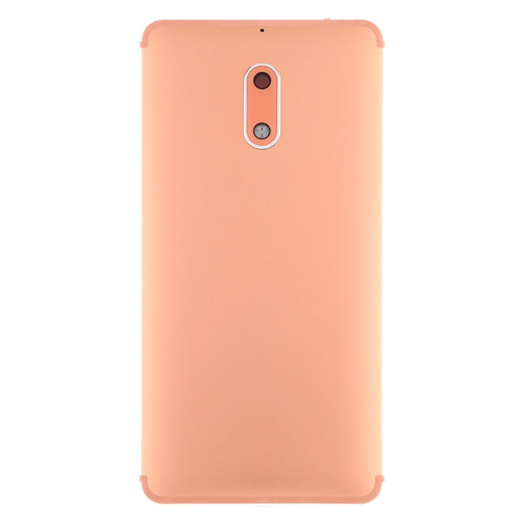 Battery Back Cover with Camera Lens & Side Keys for Nokia 6 TA-1000 TA-1003 TA-1021 TA-1025 TA-1033 TA-1039(Gold) - Back Cover by PMC TechLife | Online Shopping South Africa | PMC TechLife