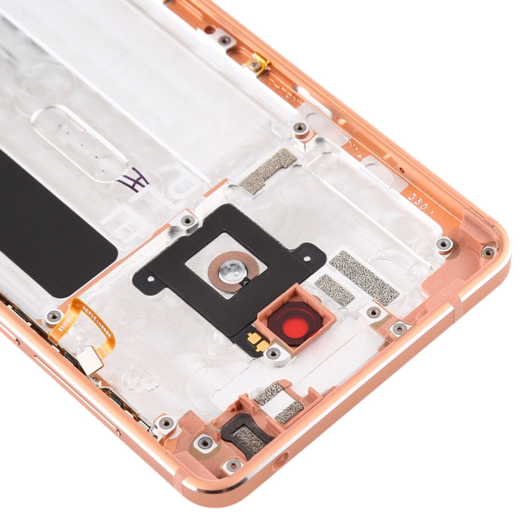 Battery Back Cover with Camera Lens & Side Keys for Nokia 6 TA-1000 TA-1003 TA-1021 TA-1025 TA-1033 TA-1039(Gold) - Back Cover by PMC TechLife | Online Shopping South Africa | PMC TechLife