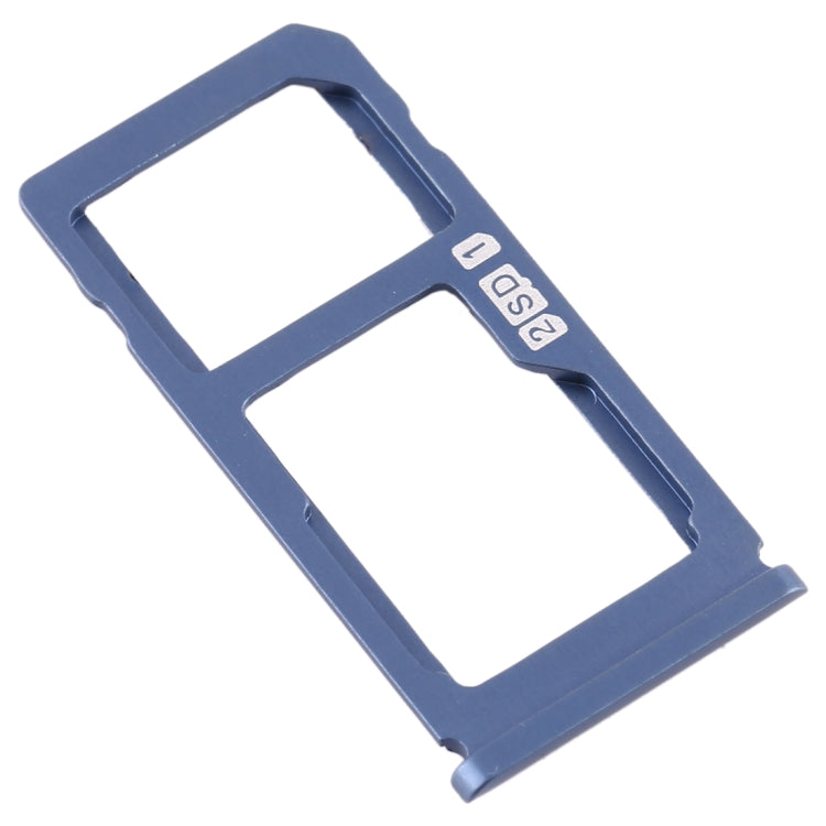 SIM Card Tray + SIM Card Tray / Micro SD Card Tray for Nokia 8 / N8 TA-1012 TA-1004 TA-1052 (Blue) - Card Tray by PMC TechLife | Online Shopping South Africa | PMC TechLife | Buy Now Pay Later Mobicred