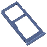 SIM Card Tray + SIM Card Tray / Micro SD Card Tray for Nokia 8 / N8 TA-1012 TA-1004 TA-1052 (Blue)