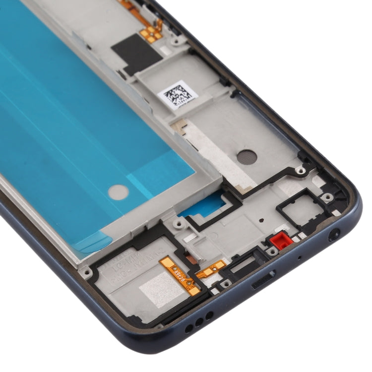 Front Housing LCD Frame Bezel Plate for LG K40 / K12+ K12 Plus / X4 2019 X420EM X420BMW X420EMW X420HM X420 X420N (Single SIM Version)(Black)