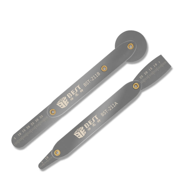 BEST BST-211A/B Universal Mobile Phone Repair Opener Tool Metal Disassemble Crowbar Metal Steel Pry Tool Set