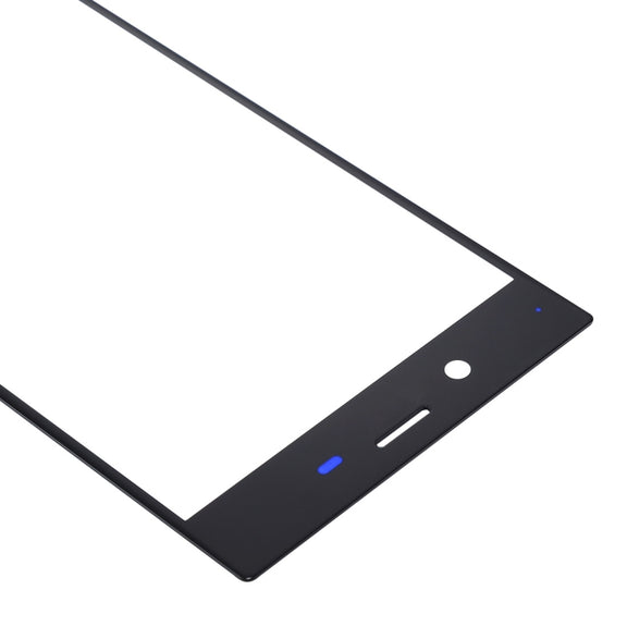 Front Screen Outer Glass Lens for Sony Xperia XZ(Black)