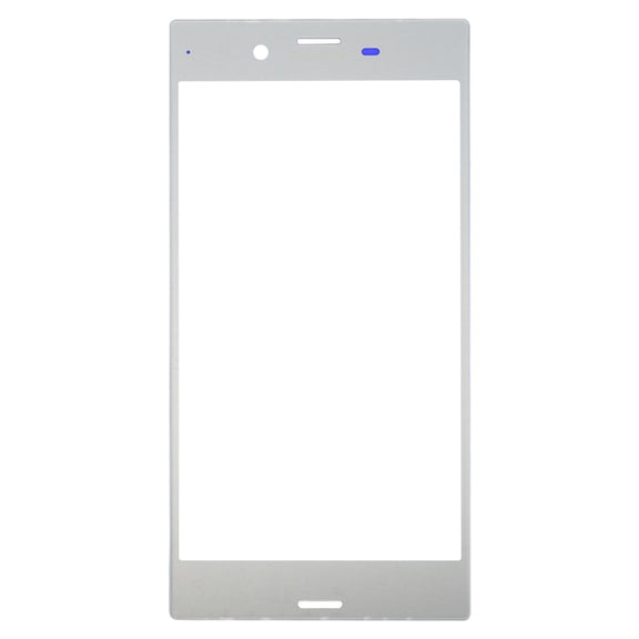 Front Screen Outer Glass Lens for Sony Xperia XZ(Silver)