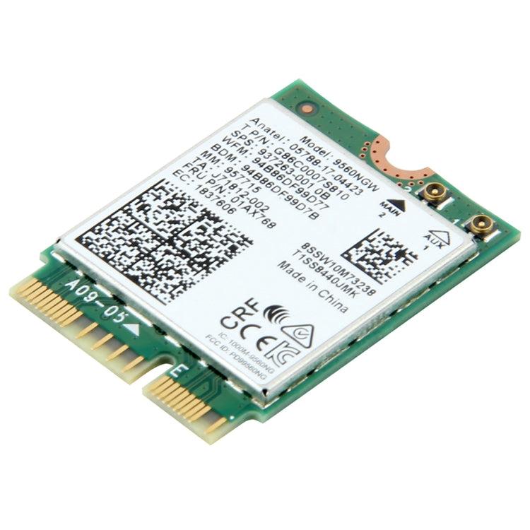 9560NGW Dual Band 1.73Gbps Wireless for Intel 9560ac NGFF Key E Wifi Card 8020.11ac Bluetooth 5.0 Laptop for Windows 10 - Add-on Cards by PMC Jewellery | Online Shopping South Africa | PMC Jewellery | Buy Now Pay Later Mobicred