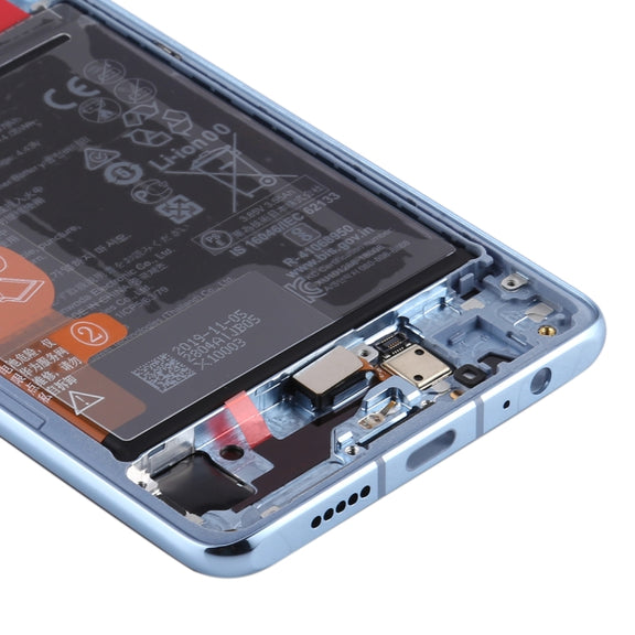 Original OLED LCD Screen for Huawei P30 Digitizer Full Assembly with Frame(Breathing Crystal)
