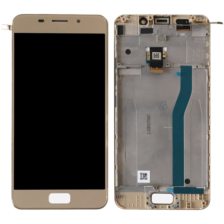 OEM LCD Screen for ASUS Zenfone 3S Max ZC521TL X00GD Digitizer Full Assembly with Frame���Gold)