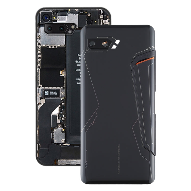 Back Cover for Asus ROG Phone II ZS660KL I001D I001DA I001DE(Jet Black) - Back Cover by PMC TechLife | Online Shopping South Africa | PMC TechLife
