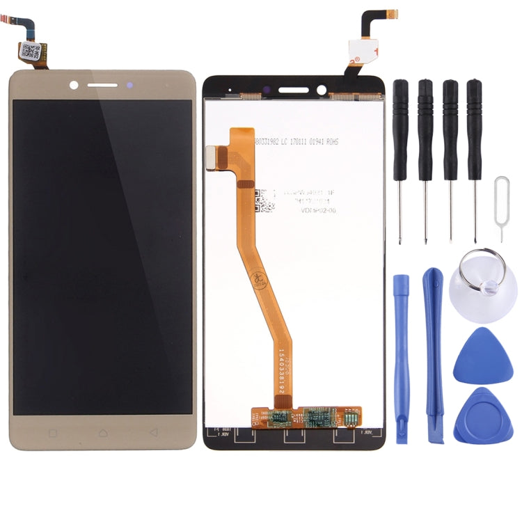 OEM LCD Screen for Lenovo K6 Note with Digitizer Full Assembly (Gold) - free shipping - PMC TechLife - Order now!
