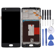 For OnePlus 3 / 3T A3000 A3010 TFT Material LCD Screen and Digitizer Full Assembly with Frame (Black)