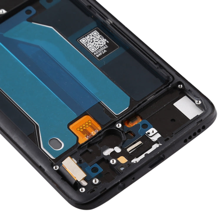For OnePlus 6 A6000 TFT Material LCD Screen and Digitizer Full Assembly with Frame (Black)