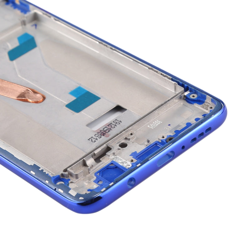 Front Housing LCD Frame Bezel Plate for Xiaomi Redmi K30 5G (Blue) - Frame Bezel Plate by PMC TechLife | Online Shopping South Africa | PMC TechLife