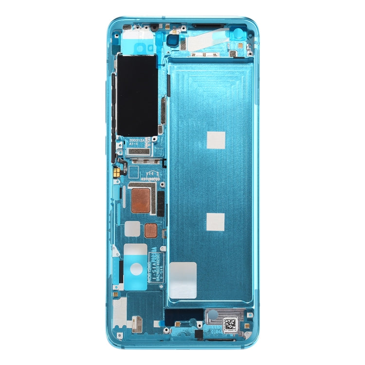 Front Housing LCD Frame Bezel Plate for Xiaomi Mi 10 5G / Mi 10 Pro 5G(Blue) - Frame Bezel Plate by PMC TechLife | Online Shopping South Africa | PMC TechLife