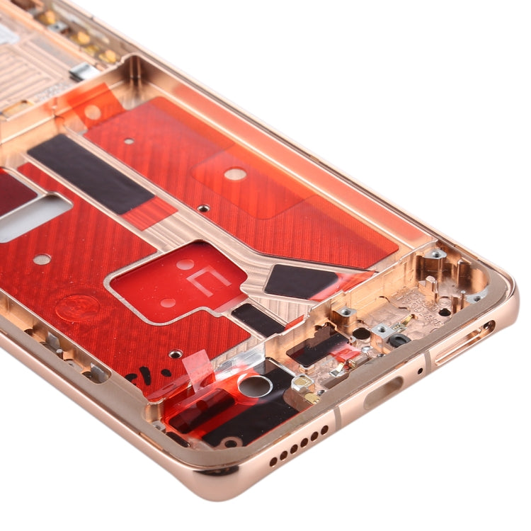 Original Middle Frame Bezel Plate with Side Keys for Huawei P40 Pro(Gold) - Full Housing Cover by PMC TechLife | Online Shopping South Africa | PMC TechLife