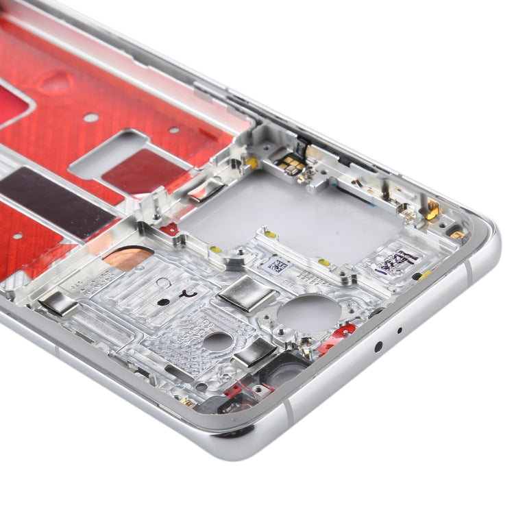 Original Middle Frame Bezel Plate with Side Keys for Huawei P40 Pro(Silver) - Full Housing Cover by PMC TechLife | Online Shopping South Africa | PMC TechLife | Buy Now Pay Later Mobicred