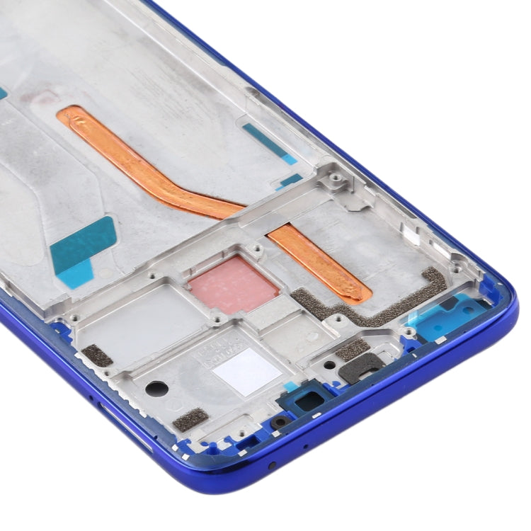 Front Housing LCD Frame Bezel Plate for Xiaomi Redmi K30, 4G Version (Blue) - Frame Bezel Plate by PMC TechLife | Online Shopping South Africa | PMC TechLife