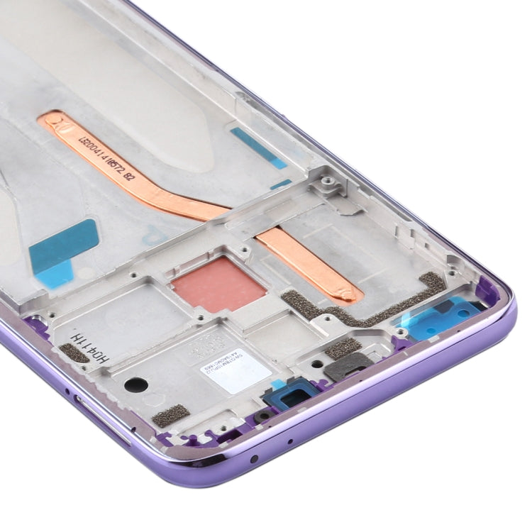 Front Housing LCD Frame Bezel Plate for Xiaomi Redmi K30, 4G Version (Purple)