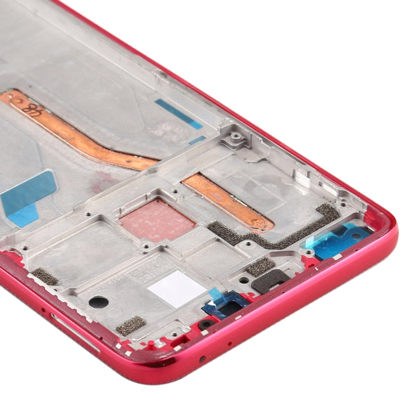 Front Housing LCD Frame Bezel Plate for Xiaomi Redmi K30, 4G Version(Red)