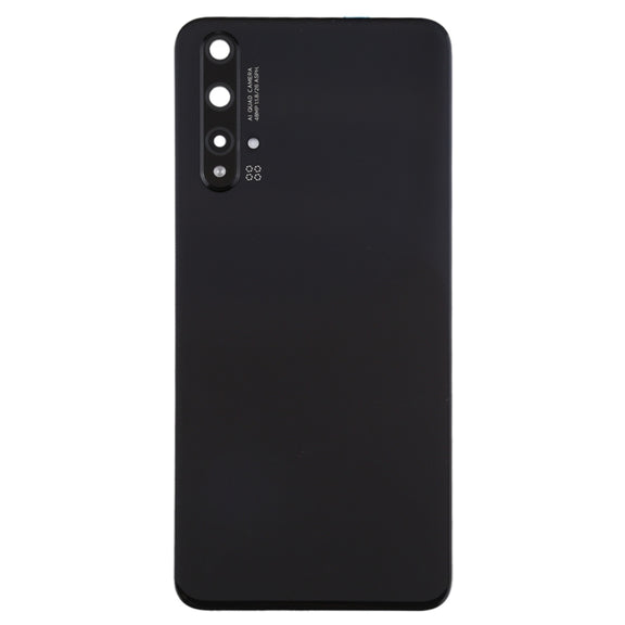 Original Battery Back Cover with Camera Lens Cover for Huawei Nova 5T(Black)