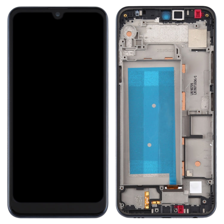 Original LCD Screen for LG Q60,Double SIM Digitizer Full Assembly with Frame(Black) - For LG by PMC TechLife | Online Shopping South Africa | PMC TechLife