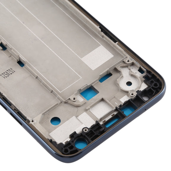 Front Housing LCD Frame Bezel Plate for LG K40 / K12+ K12 Plus / X4 2019 X420EM X420BMW X420EMW X420HM X420 X420N (Double SIM Version) (Blue)