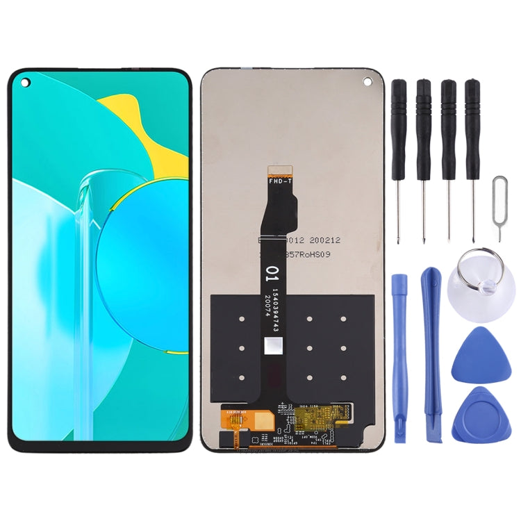 OEM LCD Screen for Huawei Nova 7 SE / CDY-AN00 with Digitizer Full Assembly(Black) - free shipping - PMC TechLife - Order now!