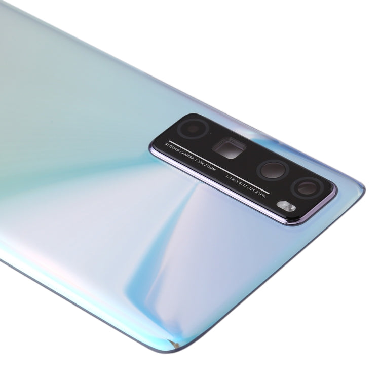 Original Battery Back Cover with Camera Lens Cover for Huawei Nova 7 Pro 5G(Silver) - Back Cover by PMC TechLife | Online Shopping South Africa | PMC TechLife