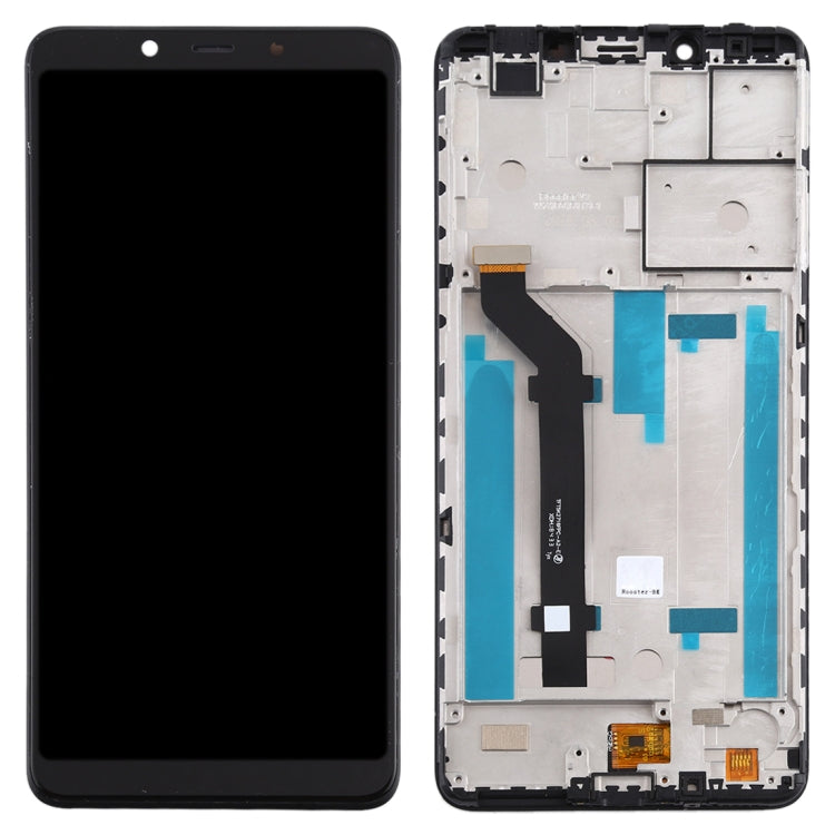 TFT LCD Screen for Nokia 3.1 Plus TA-1118 Digitizer Full Assembly with Frame (Black) - free shipping - PMC TechLife - Order now!