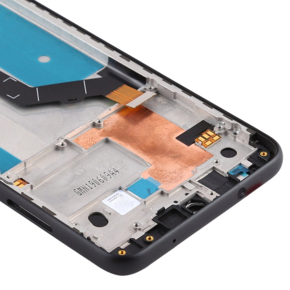 TFT LCD Screen for Nokia 7.2 TA-1196 Digitizer Full Assembly with Frame (Black)
