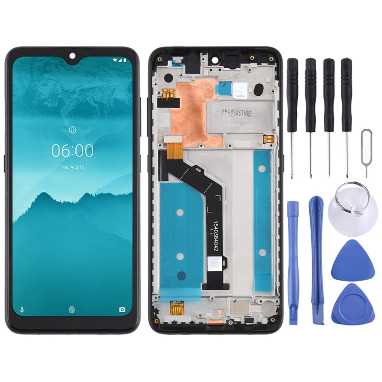 TFT LCD Screen for Nokia 6.2 TA-1198 TA-1200 TA-1187 TA-1201 TA-1196 Digitizer Full Assembly with Frame (Black) - free shipping - PMC TechLife - Order now!