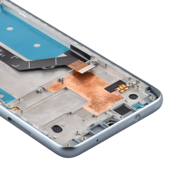 TFT LCD Screen for Nokia 6.2 TA-1198 TA-1200 TA-1187 TA-1201 Digitizer Full Assembly with Frame (Silver)