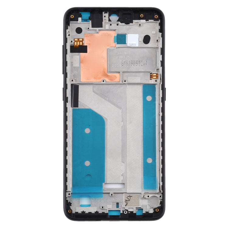 Middle Frame Bezel Plate for Nokia 7.2 / 6.2 / TA-1196 TA-1198 TA-1200 TA-1187 TA-1201 (Black) - Full Housing Cover by PMC TechLife | Online Shopping South Africa | PMC TechLife