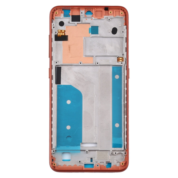 Middle Frame Bezel Plate for Nokia 7.2 / 6.2 / TA-1196 TA-1198 TA-1200 TA-1187 TA-1201 (Orange)