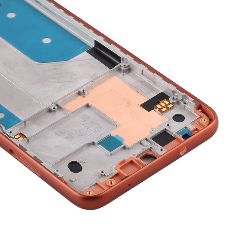 Middle Frame Bezel Plate for Nokia 7.2 / 6.2 / TA-1196 TA-1198 TA-1200 TA-1187 TA-1201 (Orange) - Full Housing Cover by PMC TechLife | Online Shopping South Africa | PMC TechLife