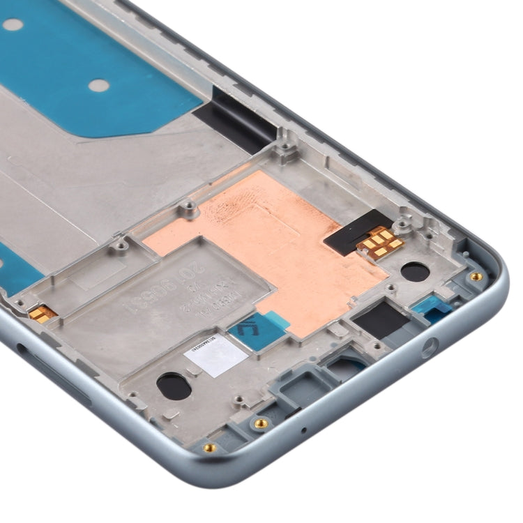 Middle Frame Bezel Plate for Nokia 7.2 / 6.2 / TA-1196 TA-1198 TA-1200 TA-1187 TA-1201 (Silver) - Full Housing Cover by PMC TechLife | Online Shopping South Africa | PMC TechLife