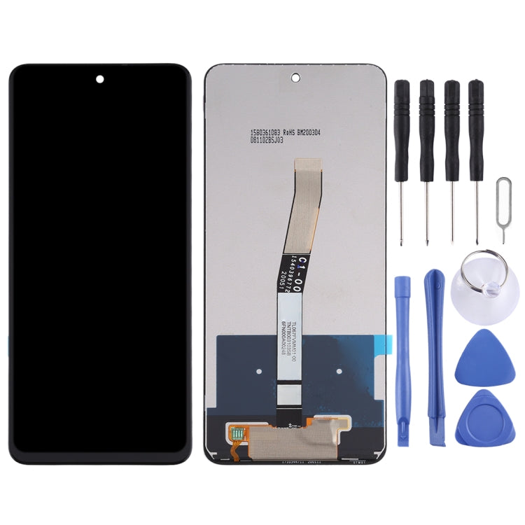 LCD Screen and Digitizer Full Assembly for Xiaomi Redmi Note 9S / Redmi Note 9 Pro / Redmi Note 9 Pro Max / Redmi Note 9 Pro (India) / Note 10 Lite(Black) - free shipping - PMC TechLife - Order now!