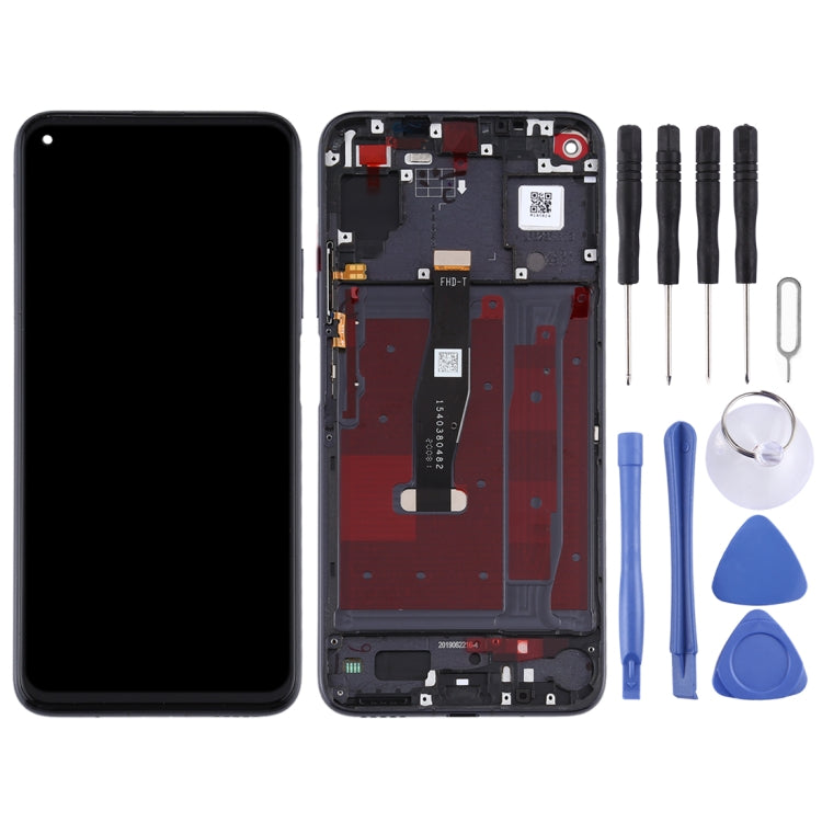 OEM LCD Screen for Huawei Honor 20 / Nova 5T Digitizer Full Assembly with Frame(Black) - free shipping - PMC TechLife - Order now!